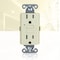 Faith Self-Test 15A GFCI Outlet Receptacle, Light Almond, PK 3 GLS-15A-LA-03 - alternate 2